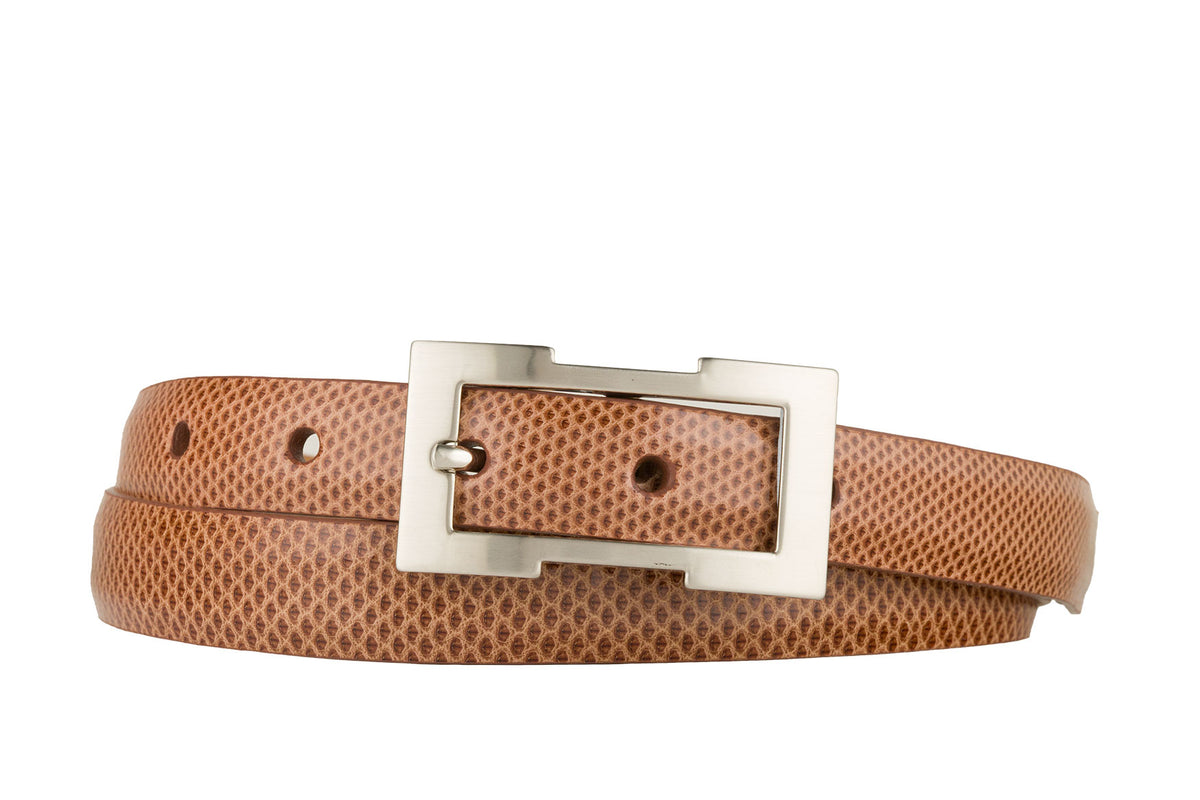 Karung Belt with Brushed Nickel Buckle