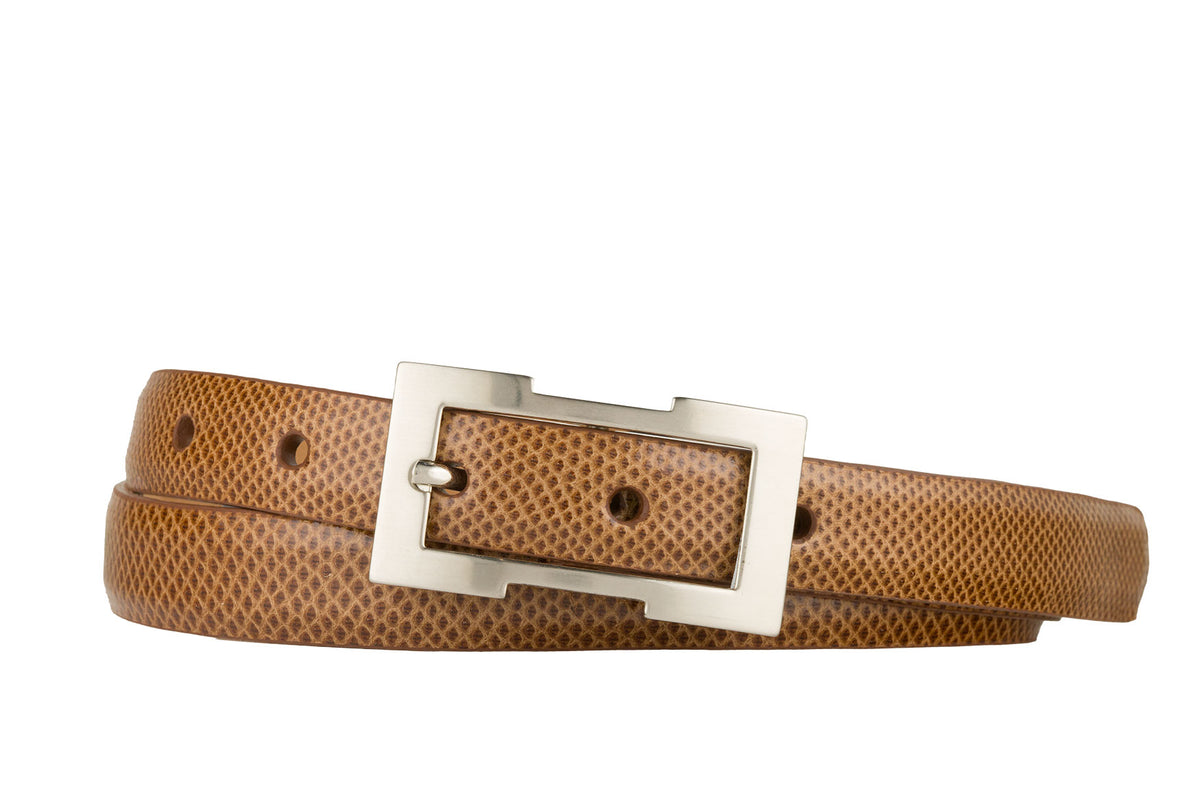 Karung Belt with Brushed Nickel Buckle
