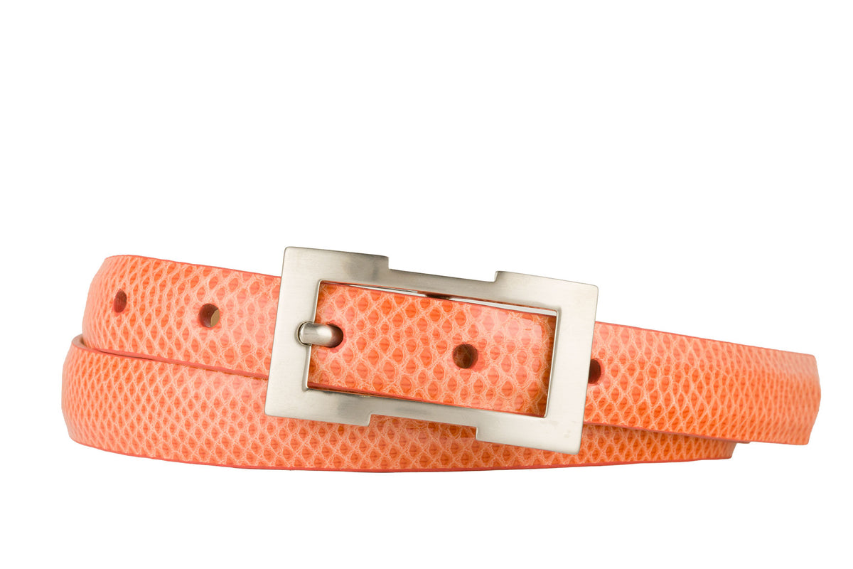 Karung Belt with Brushed Nickel Buckle