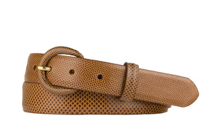 Karung Belt with Covered Crescent Buckle