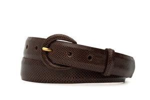 Karung Belt with Covered Crescent Buckle