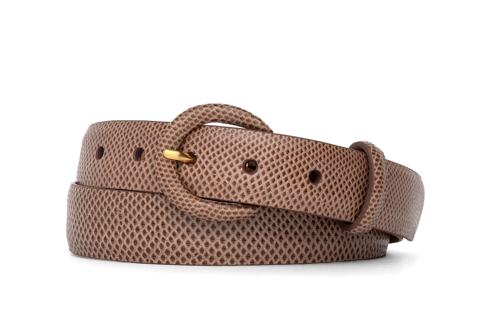 Karung Belt with Covered Crescent Buckle