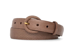 Karung Belt with Covered Crescent Buckle