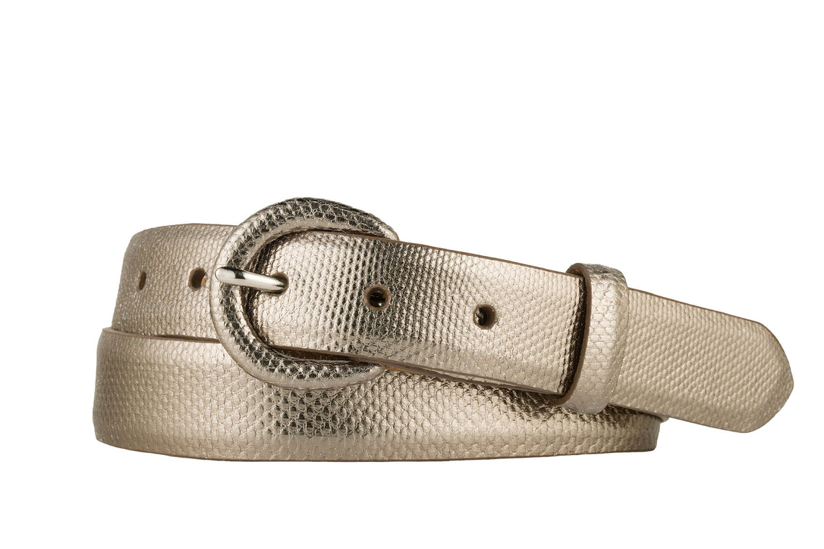 Karung Belt with Covered Crescent Buckle
