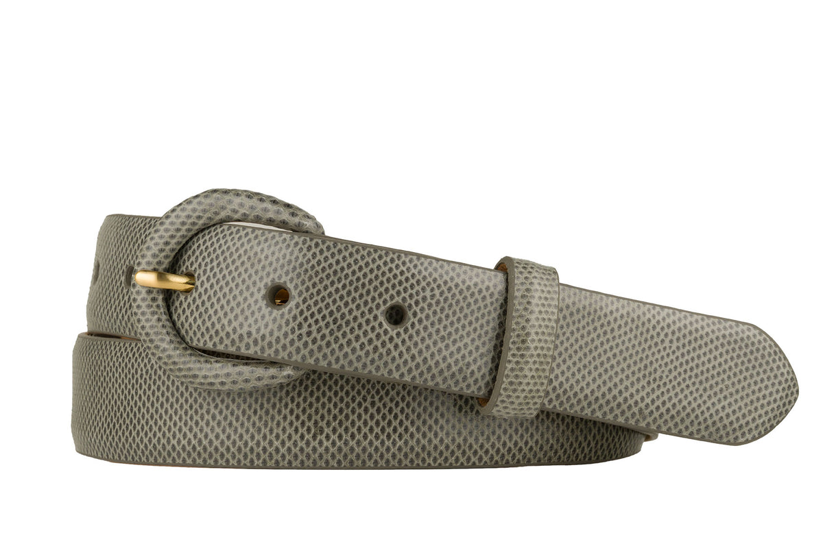 Karung Belt with Covered Crescent Buckle