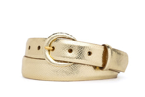 Karung Belt with Covered Crescent Buckle