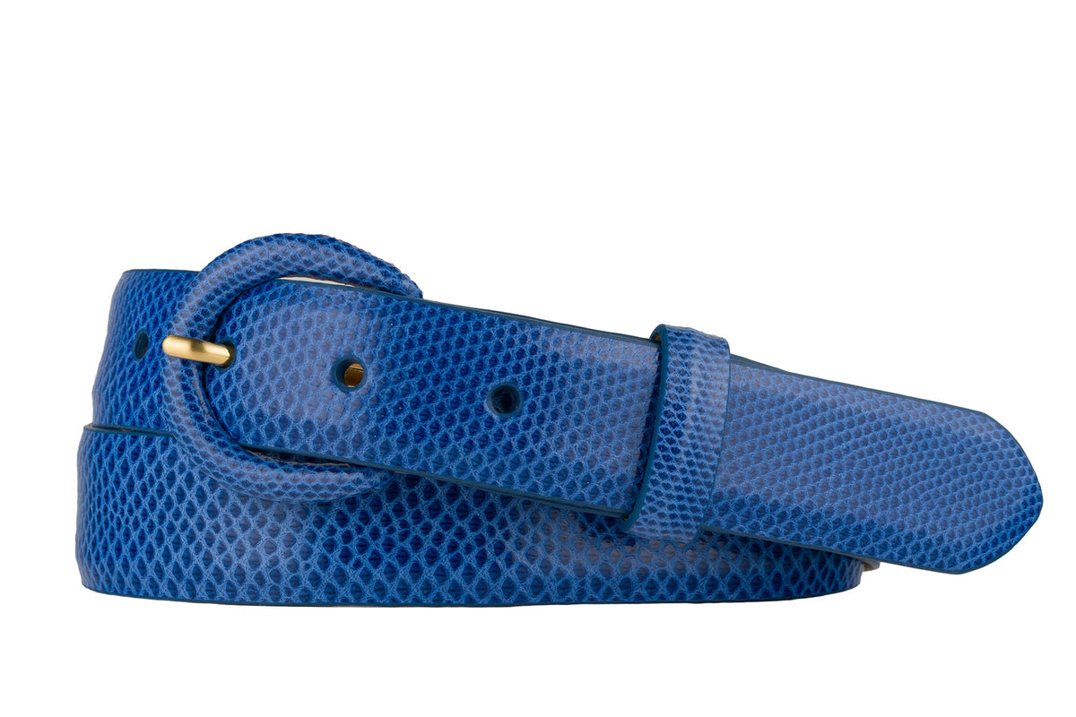 Karung Belt with Covered Crescent Buckle