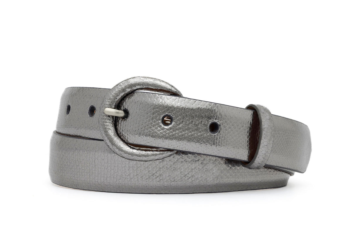 Karung Belt with Covered Crescent Buckle