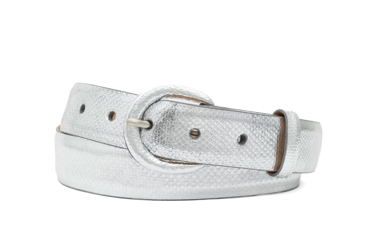 Karung Belt with Covered Crescent Buckle