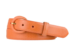 Karung Belt with Covered Crescent Buckle