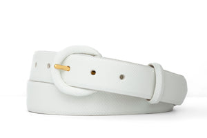 Karung Belt with Covered Crescent Buckle