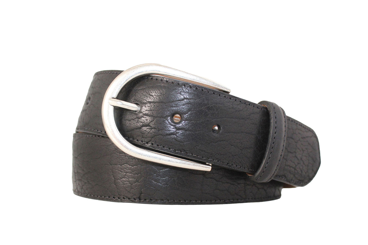 Tucson Bison Belt with Antique Silver Buckle