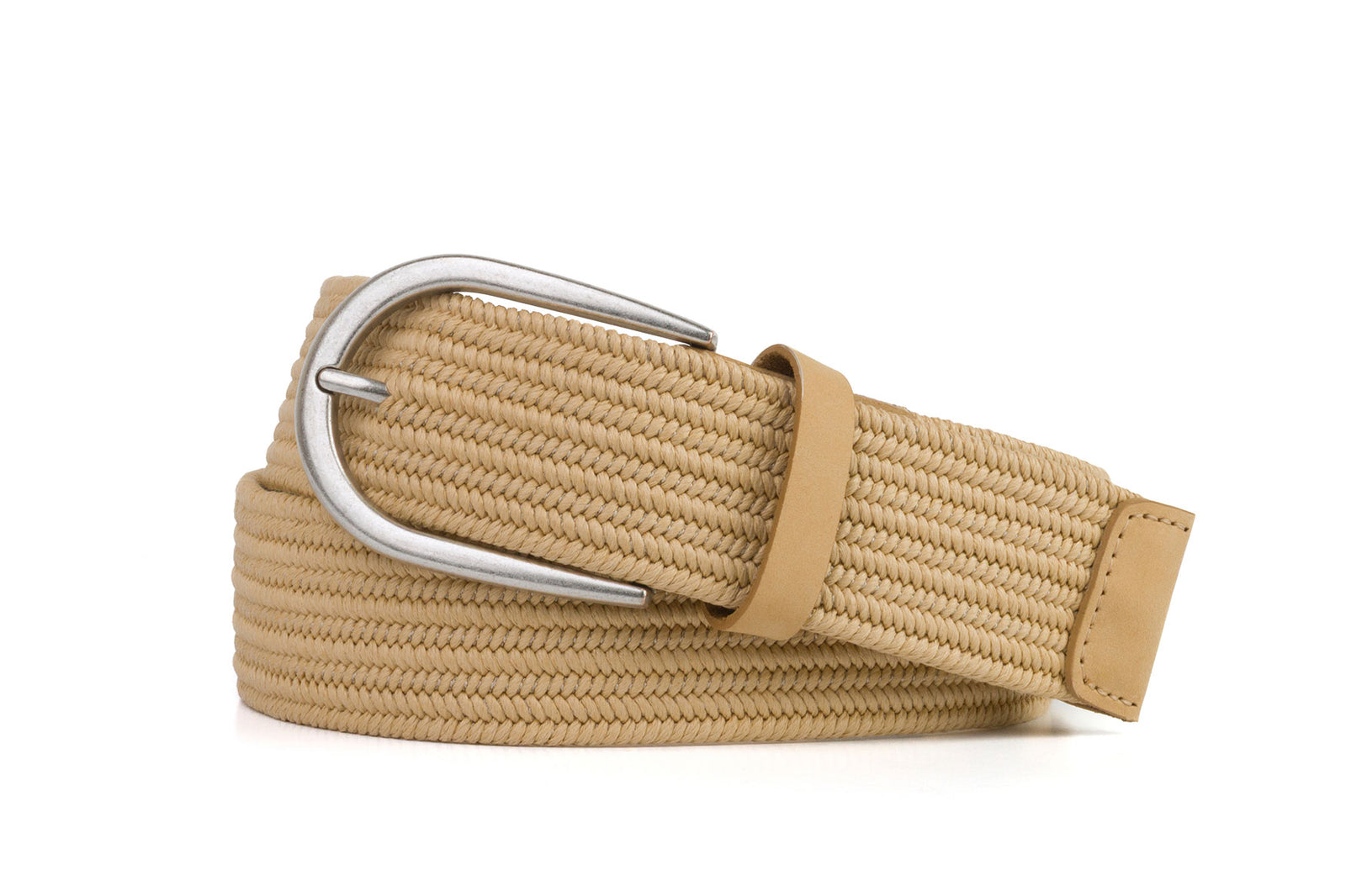 Stretch Belt with Gold or Antique Silver Buckle