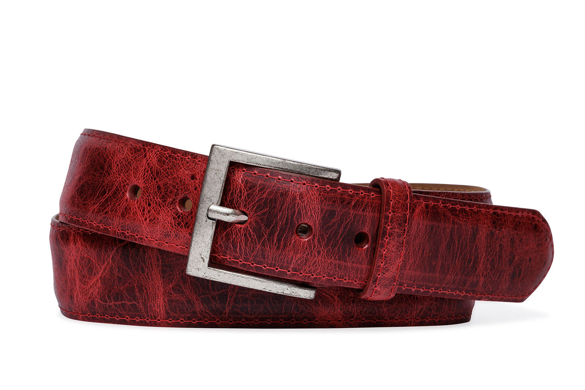Lonestar Calf Belt with Antique Nickel Buckle