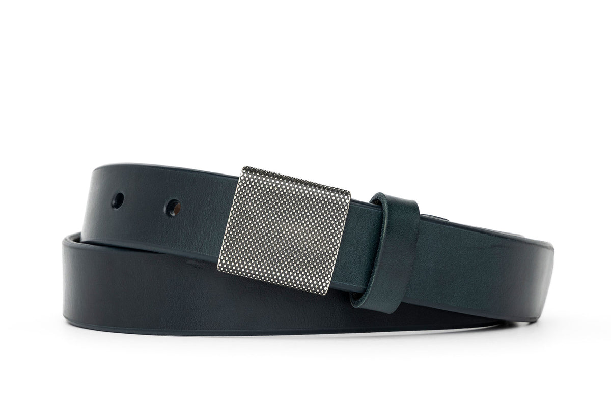 Horween Chromexcel Belt with Textured Plaque Buckle