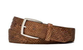 Authentic Mini Anaconda Belt with Antique Silver Buckle