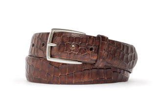 Authentic Dragon Belt with Antique Silver Buckle