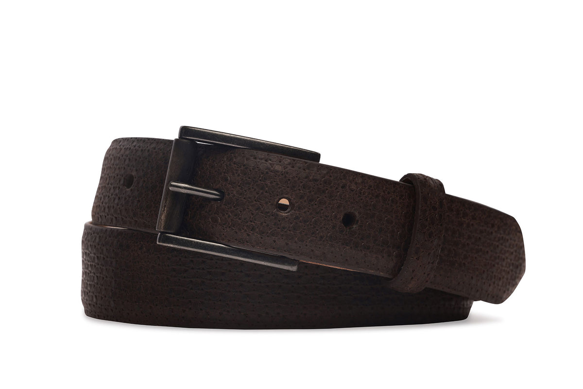 Blue Eyes Belt with Antique Nickel Buckle