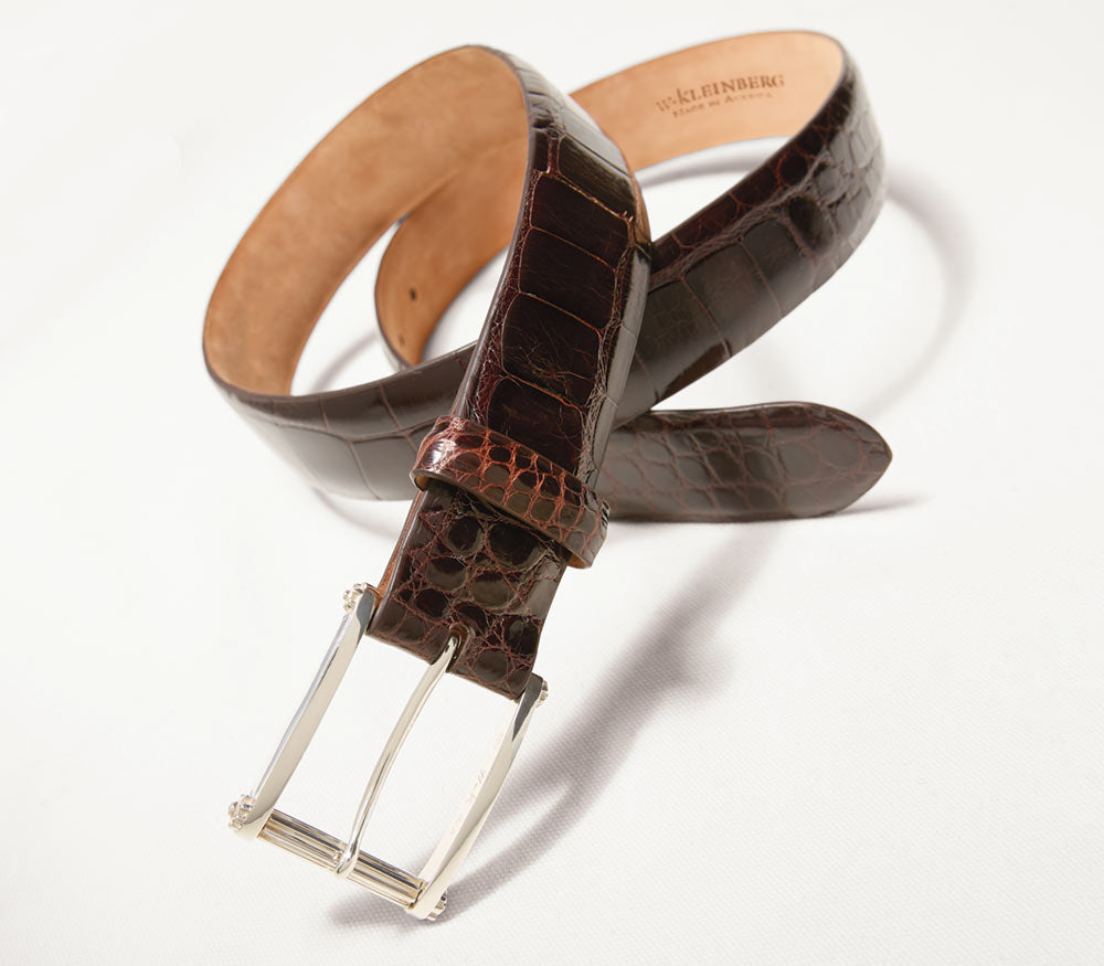 American Alligator belt by w.kleinberg