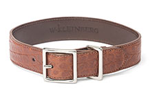 Luxury leather dog collar by w.kleinberg