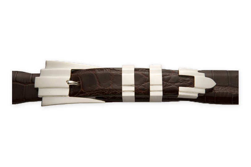Santa Fe Sterling Tip Set with Alligator Strap