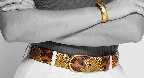 Shop Womens Python Belts