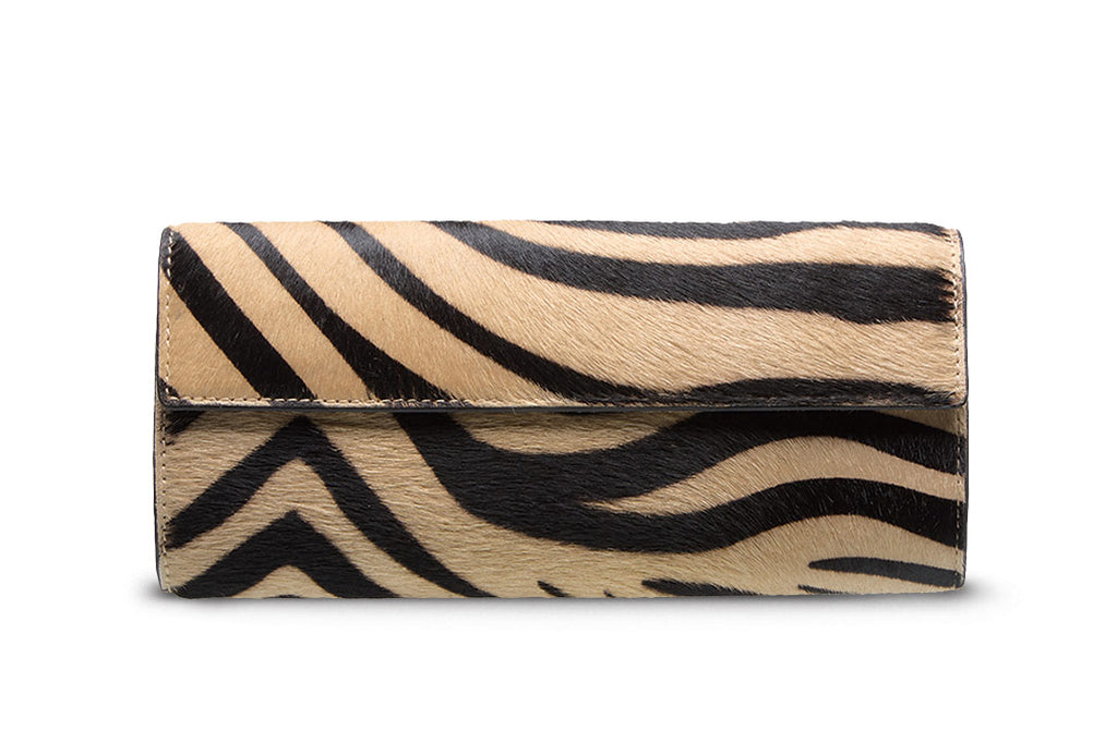 W.Kleinberg Calf Hair Classic Clutch