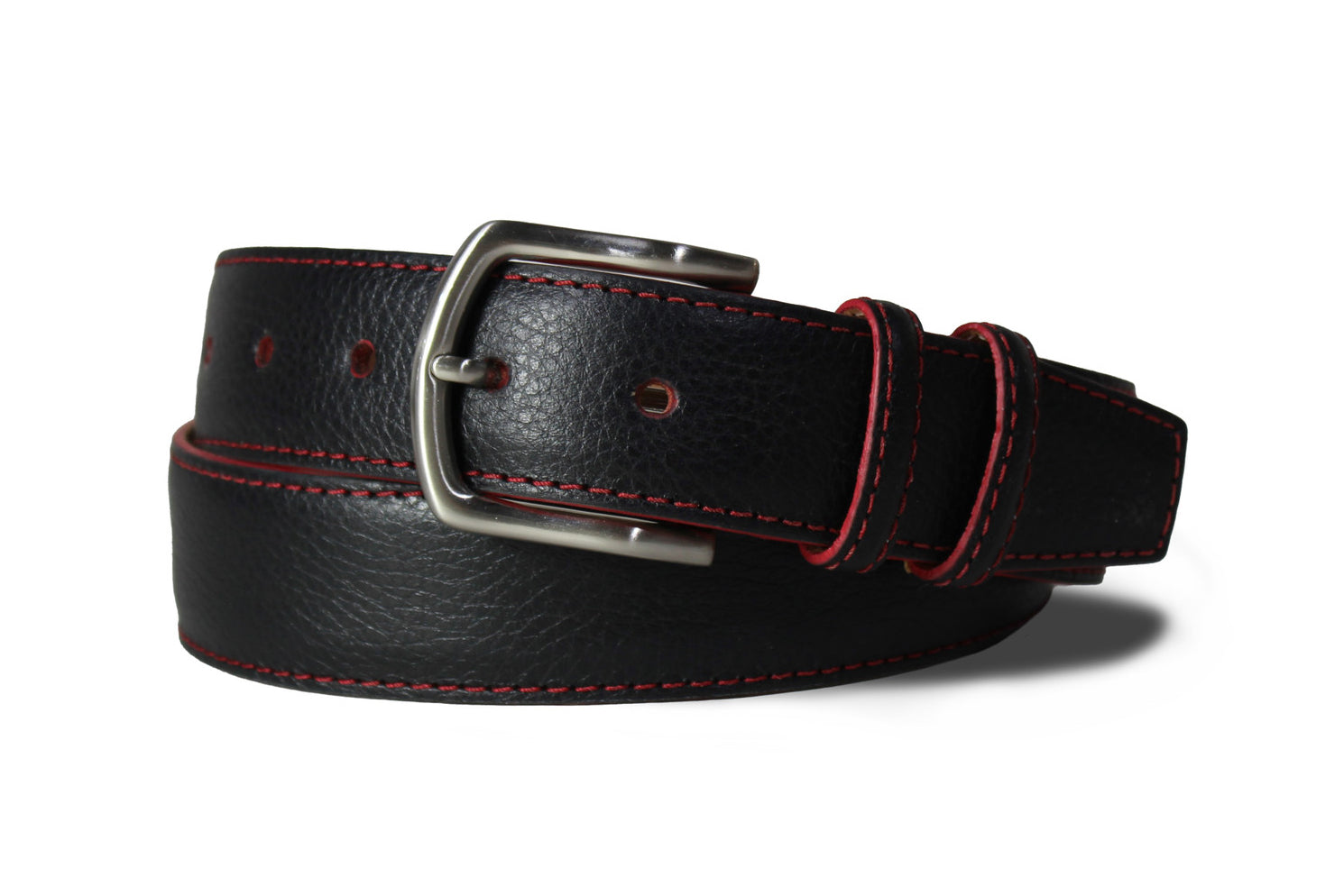 Royal blue ostrich belt - Luxury custom-made belts