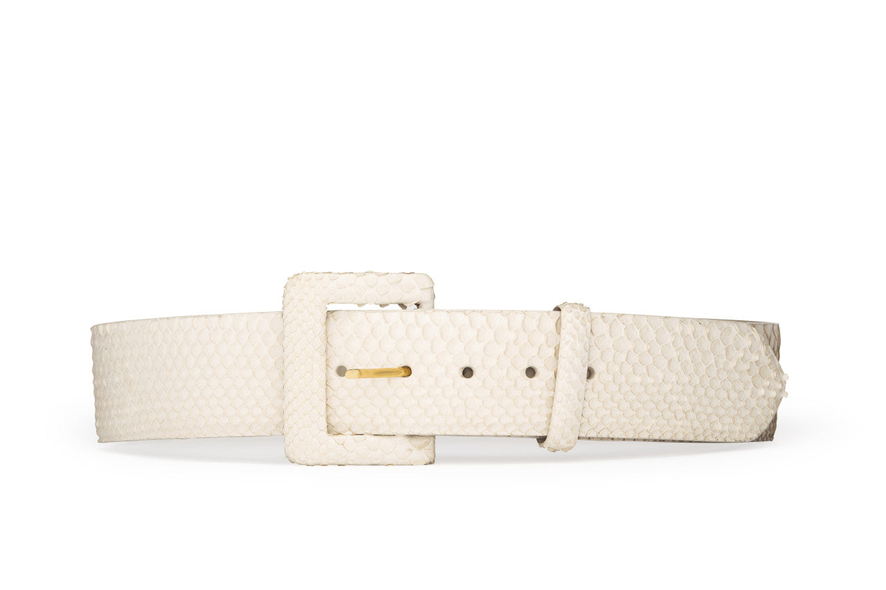 Python Belt with Covered Buckle - w.kleinberg