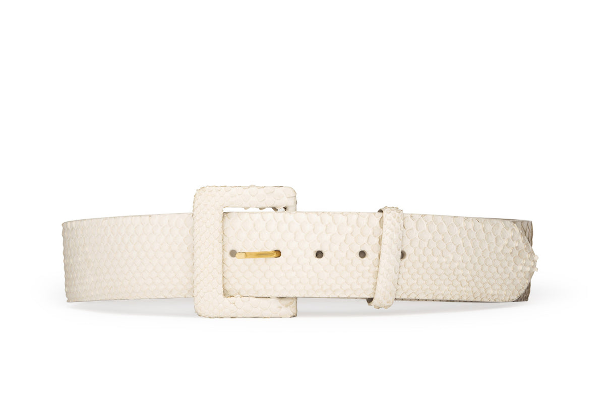 Python Belt with Covered Buckle
