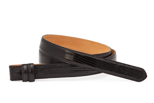 美品 LOUNGE LIZARD Narrow Studs Belt BLACK メンズ 美品 LOUNGE