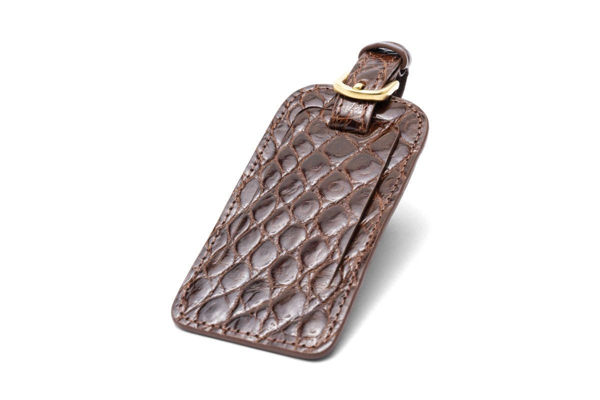 Mini Glazed American Alligator Handbag